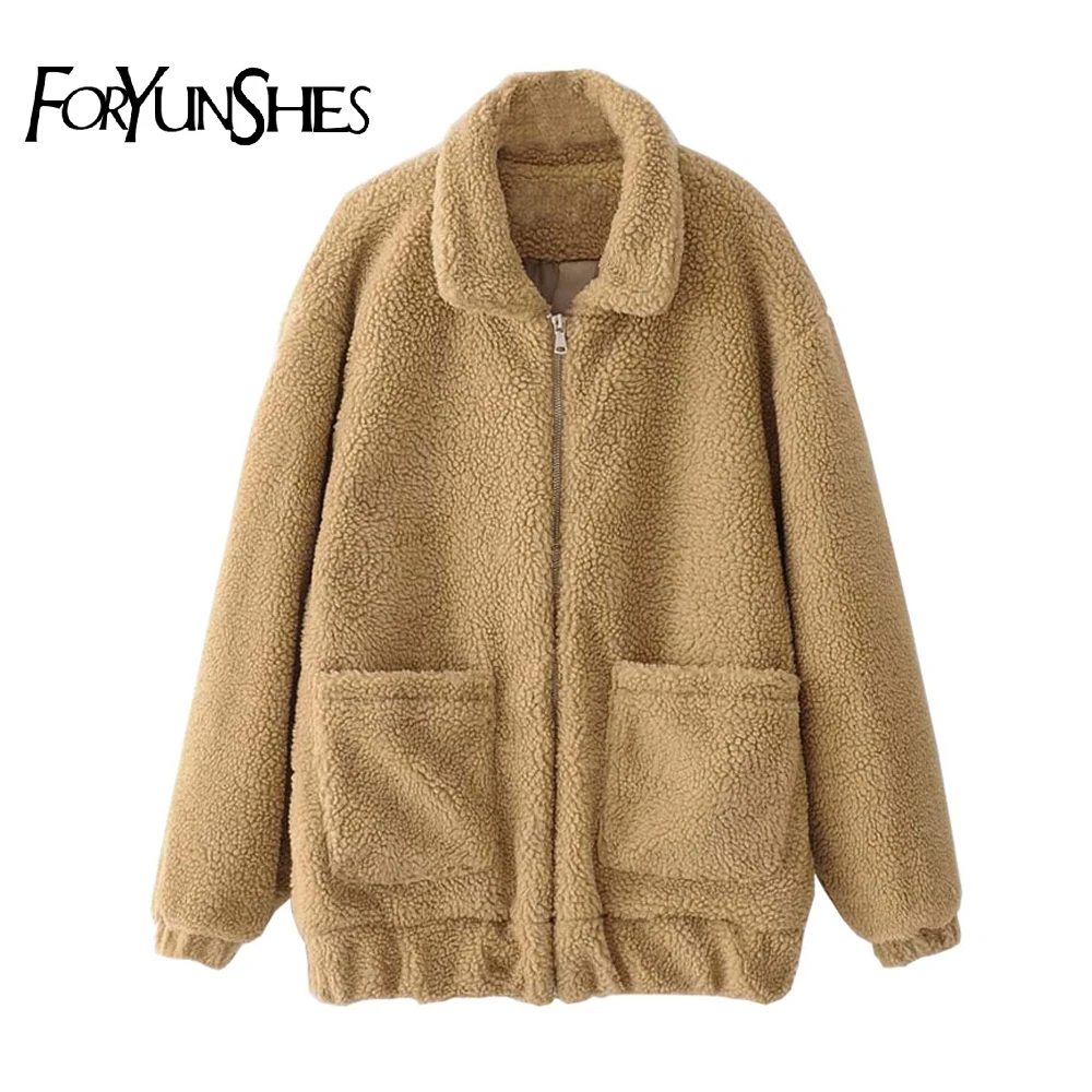 2020 Faux Fur Coat Women Autumn Winter Warm Soft Zipper Jacket Female Elegant Plush Overcoat Pocket Casual looseTeddy Outwear
2020 Faux Fur Coat Women Autumn Winter Warm Soft Zipper Jacket Female Elegant Plush Overcoat Pocket Casual looseTeddy Outwear