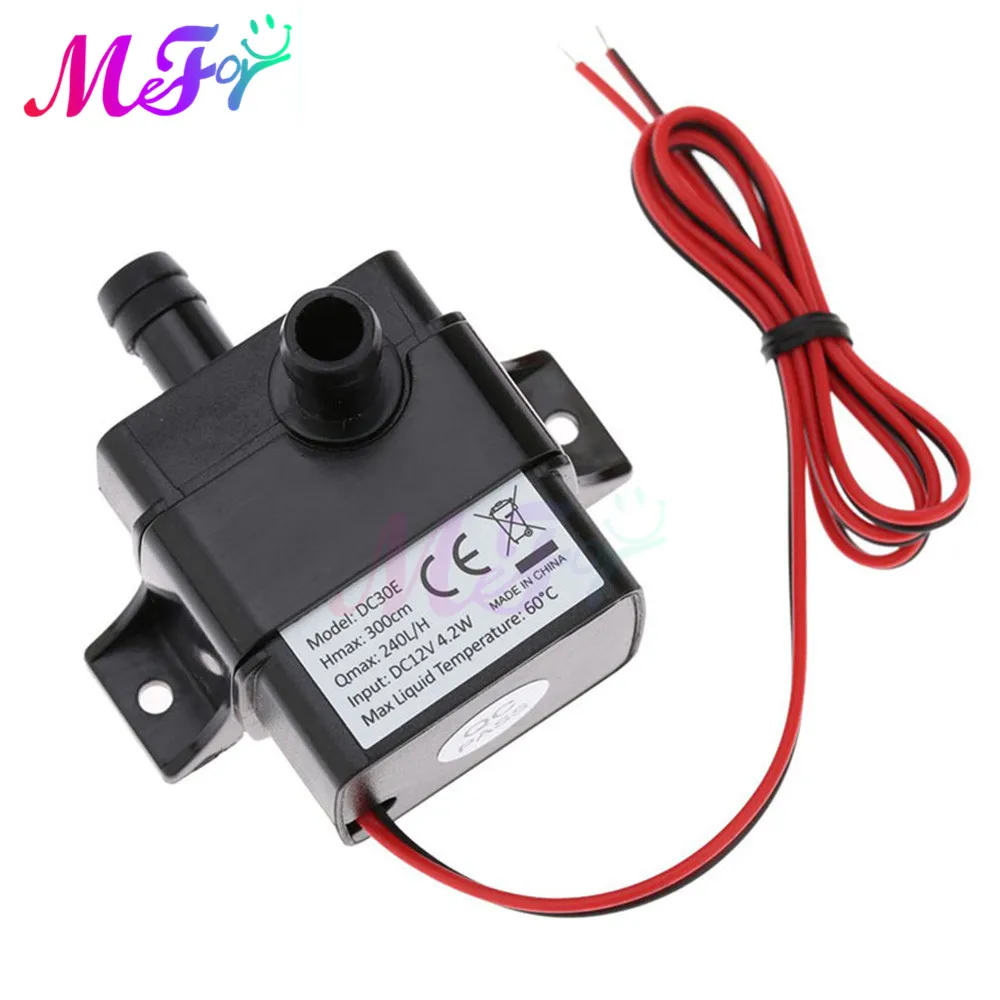 Mini DC Brushless Submersible Water Fountain Pump Cold Water Circulation Pump For Pet Drinking Fountain 4.2W DC12V 3M 240L/H
Mini DC Brushless Submersible Water Fountain Pump Cold Water Circulation Pump For Pet Drinking Fountain 4.2W DC12V 3M 240L/H