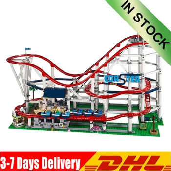 

DHL 15039 4619PCS DHL Girl Playground Roller Coaster Set Buidling Blocks Bricks Kid Toys Compatible 10261 Toy Model