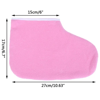 1Pair=2pcs Foot Cover Cloth Paraffin Wax Protection SPA Hand Foot Gloves Spa Pink Warmer Heater Foot Care 
1Pair=2pcs Foot Cover Cloth Paraffin Wax Protection SPA Hand Foot Gloves Spa Pink Warmer Heater Foot Care