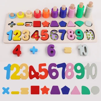 Montessori Math Toy Digitals Shapes Counting Cognition Arithmetic Toys Match Educational Toys Wooden Toys For Children Boys Girl
Montessori Math Toy Digitals Shapes Counting Cognition Arithmetic Toys Match Educational Toys Wooden Toys For Children Boys Girl