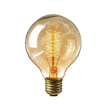 40W G80 E27 Chandelier Retro Filament Edison Tungsten Light Bulb AC220-240V Vintage Decor Cafes Lighting Decor Edison Retro Bulb
40W G80 E27 Chandelier Retro Filament Edison Tungsten Light Bulb AC220-240V Vintage Decor Cafes Lighting Decor Edison Retro Bulb