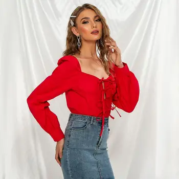 New Hot Sale Stand-alone Solid Color Bow Tie Square Neck Long Sleeve Slim Bodysuit P10944 
New Hot Sale Stand-alone Solid Color Bow Tie Square Neck Long Sleeve Slim Bodysuit P10944