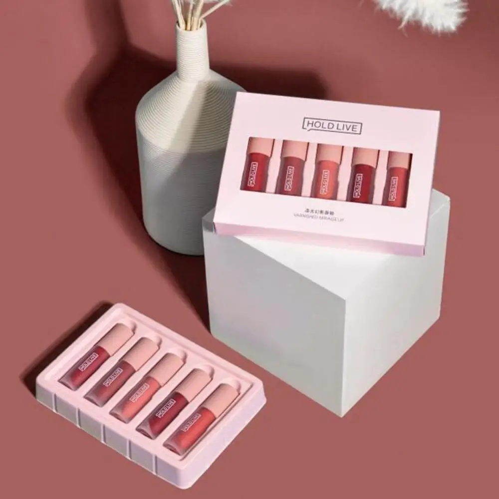 5pcs/set Matte Lipstick Lacquer Phantom Lip Glaze Style Natural Colors Long Lasting Waterproof Sexy Red Batom Nude Lip Gloss
5pcs/set Matte Lipstick Lacquer Phantom Lip Glaze Style Natural Colors Long Lasting Waterproof Sexy Red Batom Nude Lip Gloss