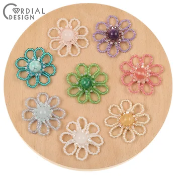 Cordial Design 20Pcs 38*38MM Jewelry Accessories/Hand Made/Natural Stone/Flower Shape/Earring Findings/DIY/Seed Beads Charms
Cordial Design 20Pcs 38*38MM Jewelry Accessories/Hand Made/Natural Stone/Flower Shape/Earring Findings/DIY/Seed Beads Charms