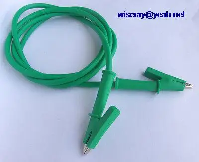 DHL/EMS 50pcs High quality Copper Alligator clip 6mm openings Voltage Green silicone Cables-A8 
DHL/EMS 50pcs High quality Copper Alligator clip 6mm openings Voltage Green silicone Cables-A8