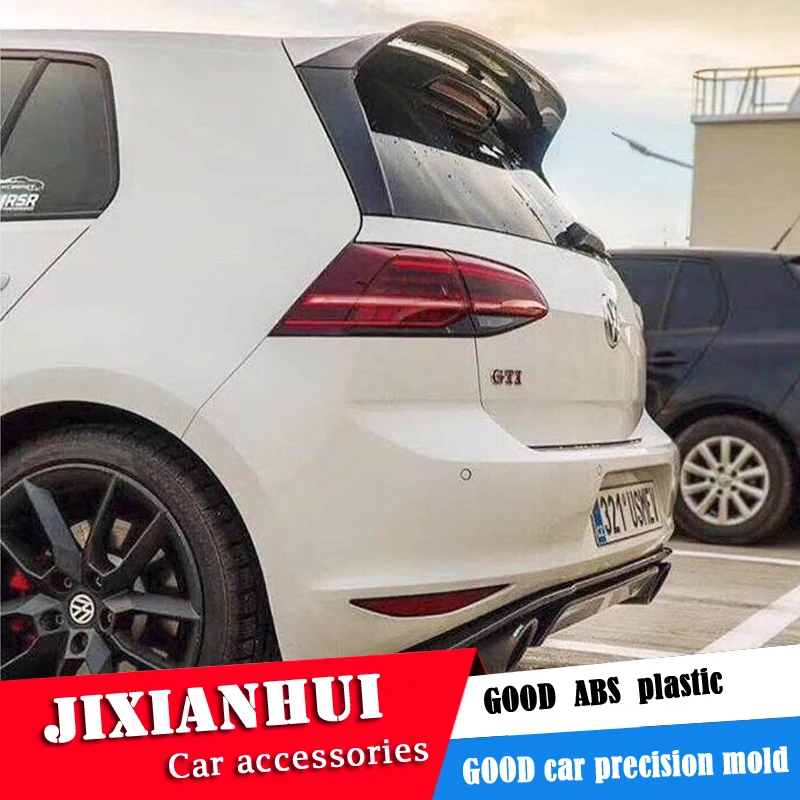 Для игры в гольф 7 5 GTD MK7 спойлер 2014-2018 Volks wagen Golf Сак АБС-пластик Материал заднего