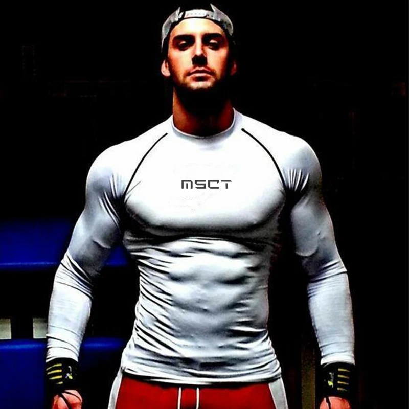 Men's Long-sleeved T-shirt Stretch Tight Slim Fit Show Muscle Running Exercise Fitness Shirt
Men's Long-sleeved T-shirt Stretch Tight Slim Fit Show Muscle Running Exercise Fitness Shirt
