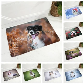 Super Soft Flannel Carpet Floor Mat for Bedroom Australian Shepherd Dog Doormat Non-Slip Decor Pet Dog Animal Doormat 40x60cm
Super Soft Flannel Carpet Floor Mat for Bedroom Australian Shepherd Dog Doormat Non-Slip Decor Pet Dog Animal Doormat 40x60cm