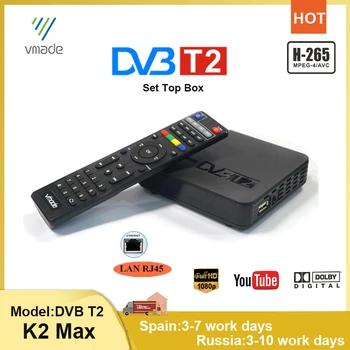 Free FTA HD Channel Decoder DVB T2 Terrestrial Digital TV Receiver H.265/ HEVC Support Youtube Dolby Europe IPTV Spain TV Tuner
Free FTA HD Channel Decoder DVB T2 Terrestrial Digital TV Receiver H.265/ HEVC Support Youtube Dolby Europe IPTV Spain TV Tuner
