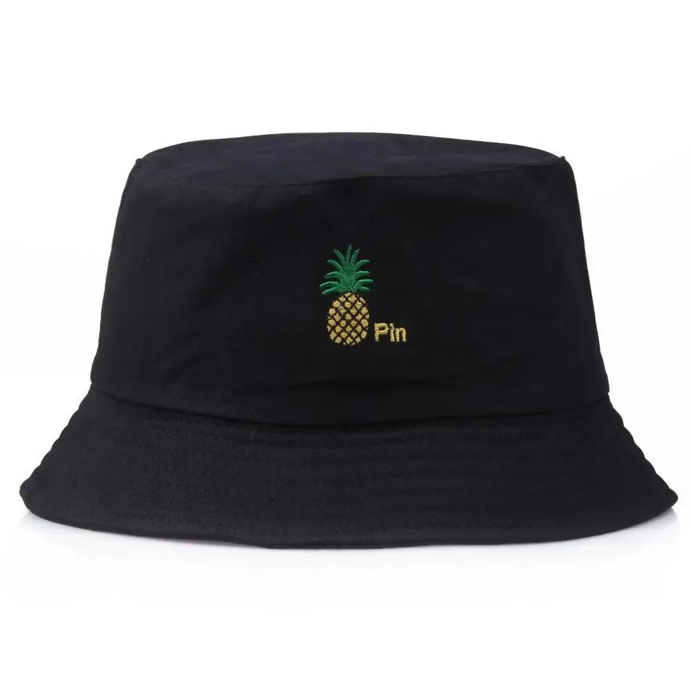 Harajuku Bucket Hat Men Women k pop bob Outdoor Beach sun hat black Solid Fishing Fisherman Sunscreen Hat Hip Hop panama кепки 2020 2021 2022 2023 (2)
