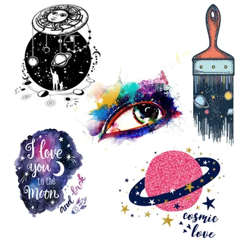 Stickers Planet Patch Iron On Transfers For Clothing T-Shirt Heat Transfer Thermo Stickers DIY Accessory Appliques On Clothes
Stickers Planet Patch Iron On Transfers For Clothing T-Shirt Heat Transfer Thermo Stickers DIY Accessory Appliques On Clothes