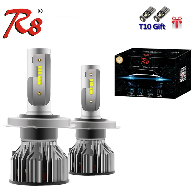 R8 Z6 H4 H13 9004 9007 Dual Beam H7 H11 H1 H8 9012 Single Beam LED Headlight Kit 50W 5800LM ZES Chips Lamps All In One White
R8 Z6 H4 H13 9004 9007 Dual Beam H7 H11 H1 H8 9012 Single Beam LED Headlight Kit 50W 5800LM ZES Chips Lamps All In One White