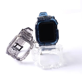 Transparent Resin band Strap for Apple Watch Series 1 2 3 4 5 Case Bezel for iWatch Frame protector 40mm 44mm soft wristband New
Transparent Resin band Strap for Apple Watch Series 1 2 3 4 5 Case Bezel for iWatch Frame protector 40mm 44mm soft wristband New