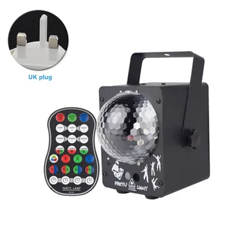 DJ Stage KTV Magic Ball Music Activated Party Lamp Indoor Decor LED Disco Light Home RGB Projector Atmosphere Wedding Christmas 
DJ Stage KTV Magic Ball Music Activated Party Lamp Indoor Decor LED Disco Light Home RGB Projector Atmosphere Wedding Christmas