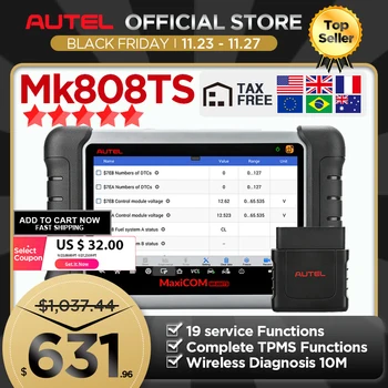Autel MaxiCOM MK808TS OBD2 Bluetooth scanner automotivo Car Diagnostic Scan Tool OBD 2 Programing TPMS Sensor PK MK808 MP808TS
Autel MaxiCOM MK808TS OBD2 Bluetooth scanner automotivo Car Diagnostic Scan Tool OBD 2 Programing TPMS Sensor PK MK808 MP808TS