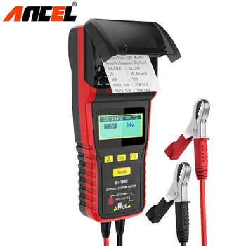 ANCEL BST500 OBD2 Car Battery Tester 12V 24V for Heavy Duty Truck Car Battery With Printer Auto Maintenance Car diagnostic tool 
ANCEL BST500 OBD2 Car Battery Tester 12V 24V for Heavy Duty Truck Car Battery With Printer Auto Maintenance Car diagnostic tool
