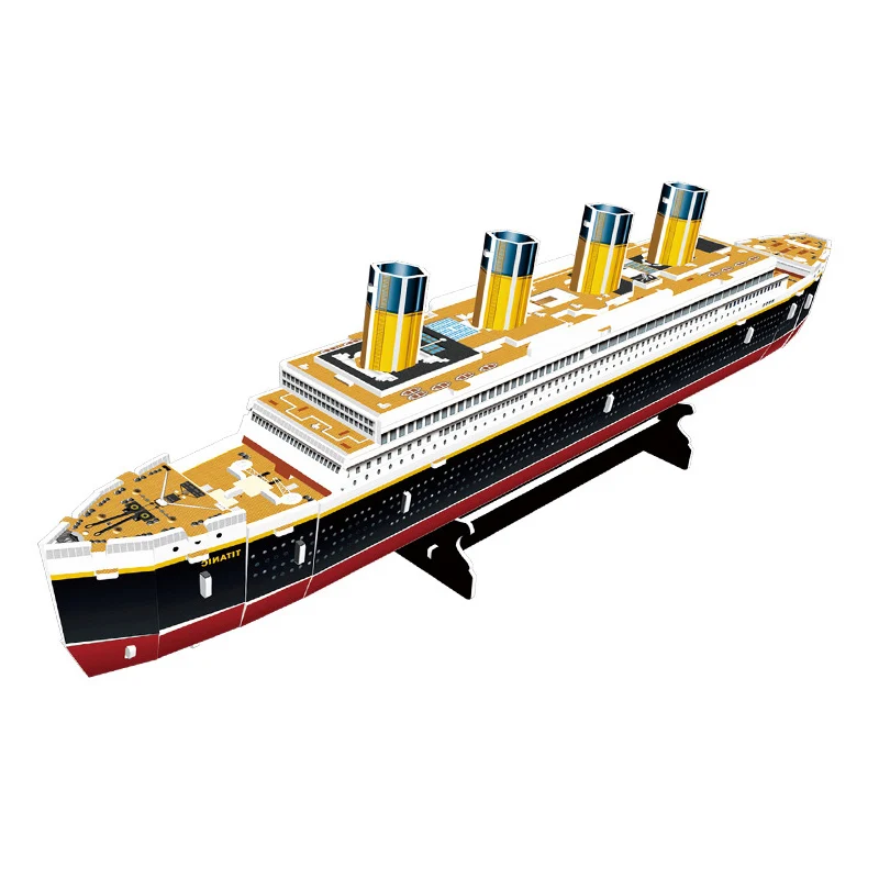 35Pcs Titanic Ship Model 3D Paper Puzzle Children Adults Puzzles Creative Learning Education Brain Teaser Assemble Toy Jigsaw
35Pcs Titanic Ship Model 3D Paper Puzzle Children Adults Puzzles Creative Learning Education Brain Teaser Assemble Toy Jigsaw