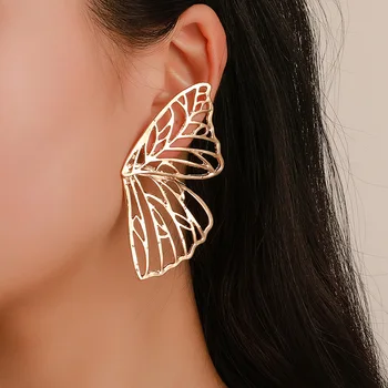 Exaggerated Hollow Out Butterfly Wing Ear Studs Personality Fashion Studs For Female Fine Creative Women Jewelry Earring
Exaggerated Hollow Out Butterfly Wing Ear Studs Personality Fashion Studs For Female Fine Creative Women Jewelry Earring