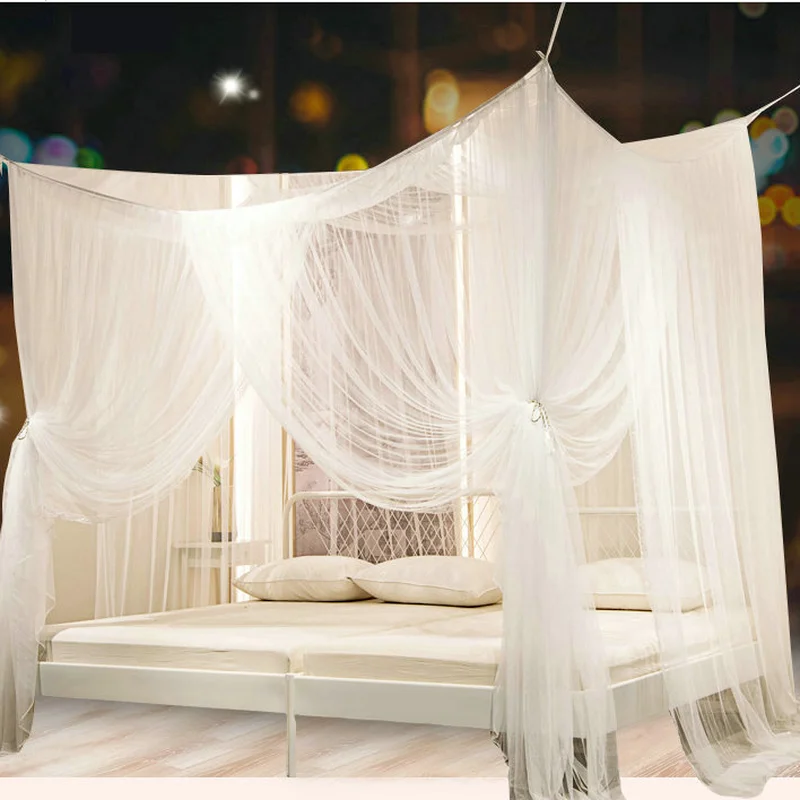 

2021 Free Installation of Household Mosquito Nets Increase The Height of The Four-door Special Encryption Landing Mosquito Net