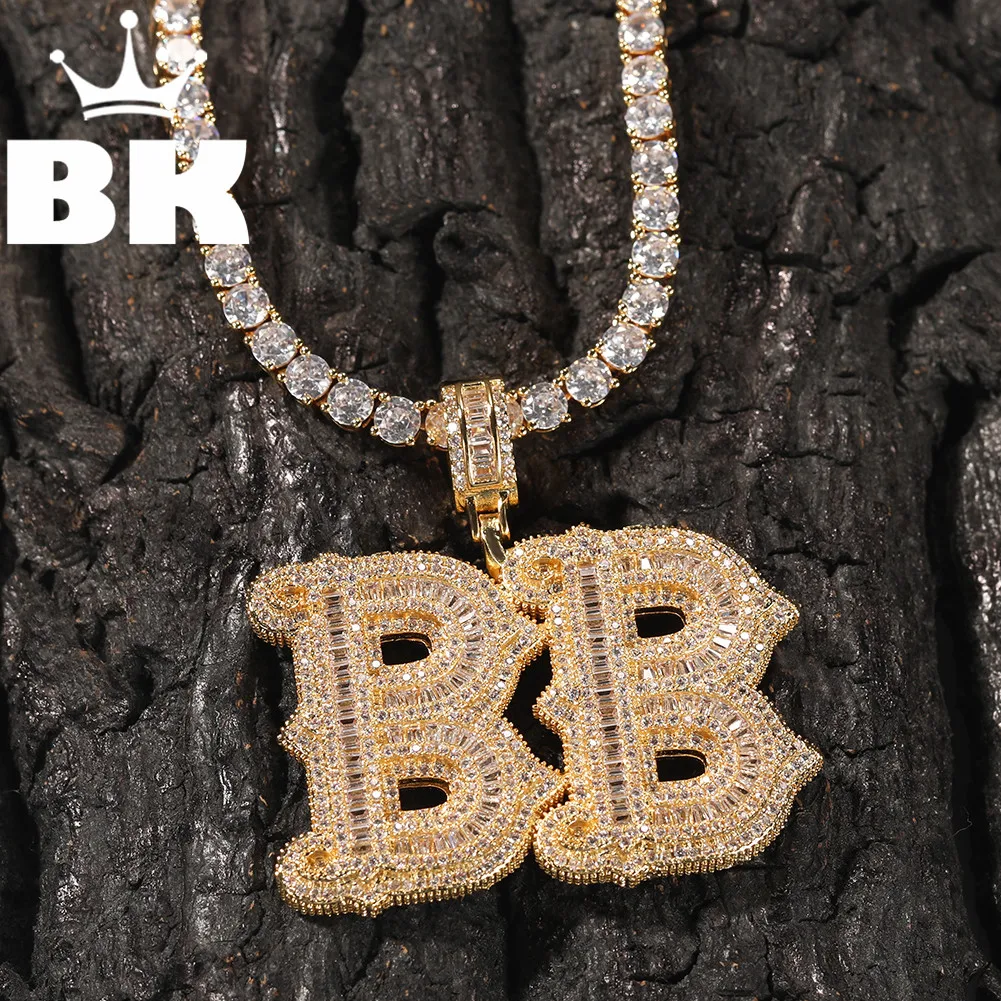 THE BLING KING Custom Name Necklace For Men Women Spiky Baguette Zirconia Letter Charm Iced Out CZ Tennis Chain Hip Hop Jewelry
THE BLING KING Custom Name Necklace For Men Women Spiky Baguette Zirconia Letter Charm Iced Out CZ Tennis Chain Hip Hop Jewelry