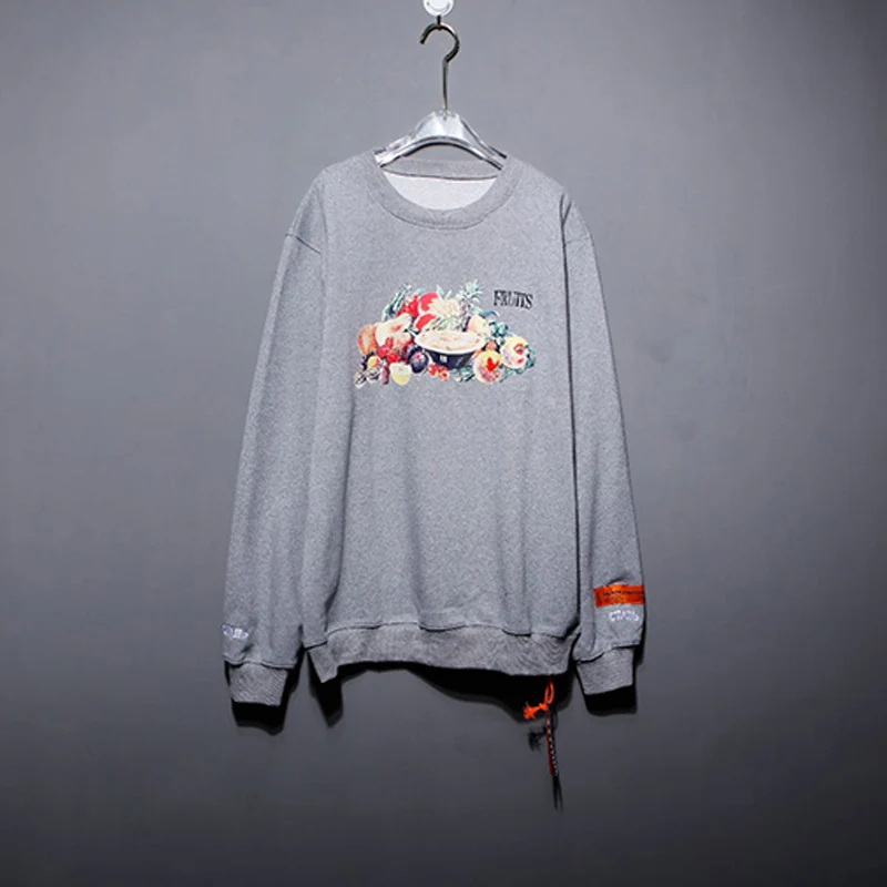 2019 Fall Winter Heron Preston Fruit Print T-Shirt Men Women Fashion Casual Heron Preston Light Gray Long Sleeve T-Shirt S-L
2019 Fall Winter Heron Preston Fruit Print T-Shirt Men Women Fashion Casual Heron Preston Light Gray Long Sleeve T-Shirt S-L