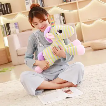 30-50CM Rainbow Unicorn Plush Toy PP Cotton Filled Animal Soft Comfortable Fabric Doll Pillow Cushion Sofa Decoration Child Doll
30-50CM Rainbow Unicorn Plush Toy PP Cotton Filled Animal Soft Comfortable Fabric Doll Pillow Cushion Sofa Decoration Child Doll