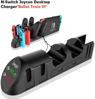 Controller Charger for Nintendo Switch,Charger for 4 NS Switch Joy-Con Controller,2 Switch Pro Controllers Charging Dock Station
Controller Charger for Nintendo Switch,Charger for 4 NS Switch Joy-Con Controller,2 Switch Pro Controllers Charging Dock Station