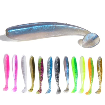 10pcs/bag 12-Color Seven Color Lures Bait T-Tail 1.8G/6.5 Cm Soft Bait Lures Bionic Bait Silicone plastic swinbait
10pcs/bag 12-Color Seven Color Lures Bait T-Tail 1.8G/6.5 Cm Soft Bait Lures Bionic Bait Silicone plastic swinbait