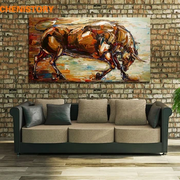 Unframed Abstract Strong Bull Oil Painting 100% Hand-Painted Wall Art Picture Room Decoration Handmade Painting Home Artwork
Unframed Abstract Strong Bull Oil Painting 100% Hand-Painted Wall Art Picture Room Decoration Handmade Painting Home Artwork