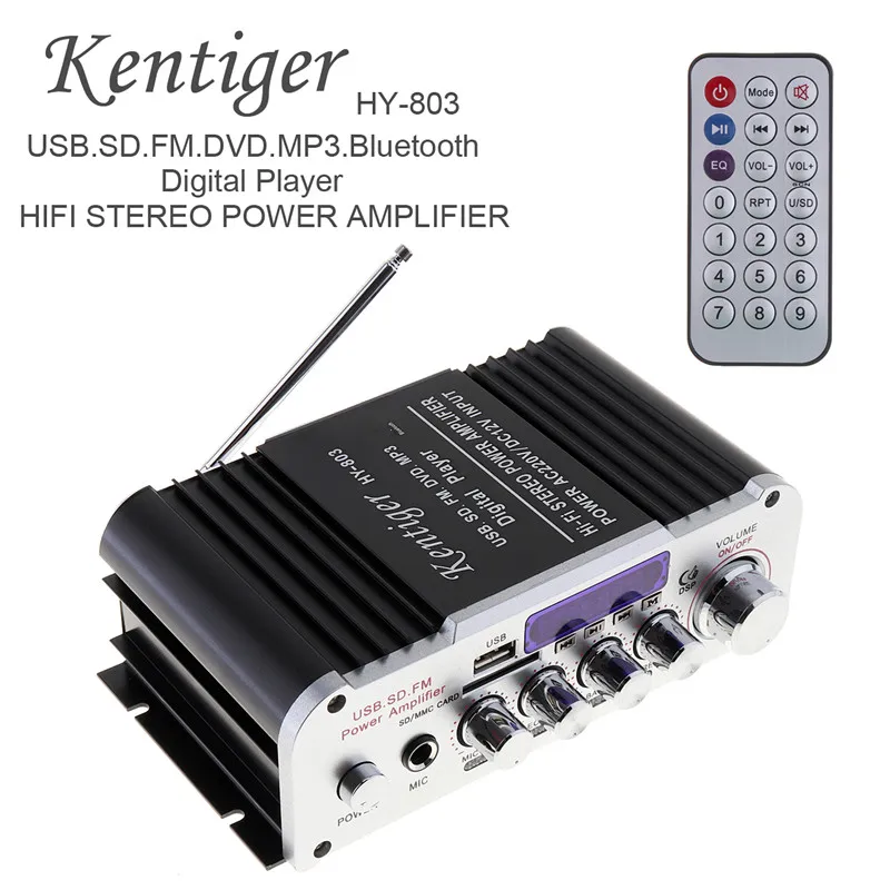 12V 2CH HI-FI Bluetooth-compatible Car Audio Power Amplifier FM Radio Player Support SD/USB/DVD/MP3 Input for Car Home
12V 2CH HI-FI Bluetooth-compatible Car Audio Power Amplifier FM Radio Player Support SD/USB/DVD/MP3 Input for Car Home