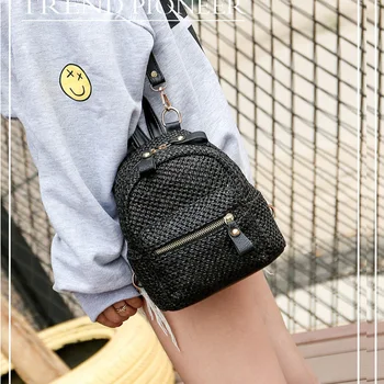 Backpack Women 2018 New Korean Style Straw Infantil Girl Bag Fashion Woven Mini Pop Girls Shoulder Bag Backpack Feminina 
Backpack Women 2018 New Korean Style Straw Infantil Girl Bag Fashion Woven Mini Pop Girls Shoulder Bag Backpack Feminina