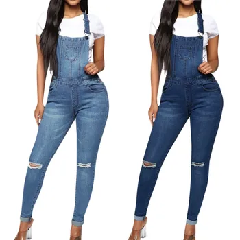 Sexy office work Women Casual Pocket Jean Leggings Hole Splice Trouser Rompers Pant Bib Pants clothes Leisure style 2019 Winter
Sexy office work Women Casual Pocket Jean Leggings Hole Splice Trouser Rompers Pant Bib Pants clothes Leisure style 2019 Winter