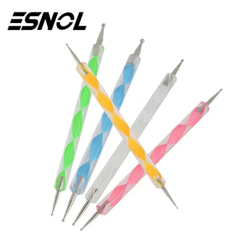 5Pcs Professional 2-Way Nail Art Dotting Pens Plastic Screw Penholder Painting Dot Rhinestones Tool
5Pcs Professional 2-Way Nail Art Dotting Pens Plastic Screw Penholder Painting Dot Rhinestones Tool