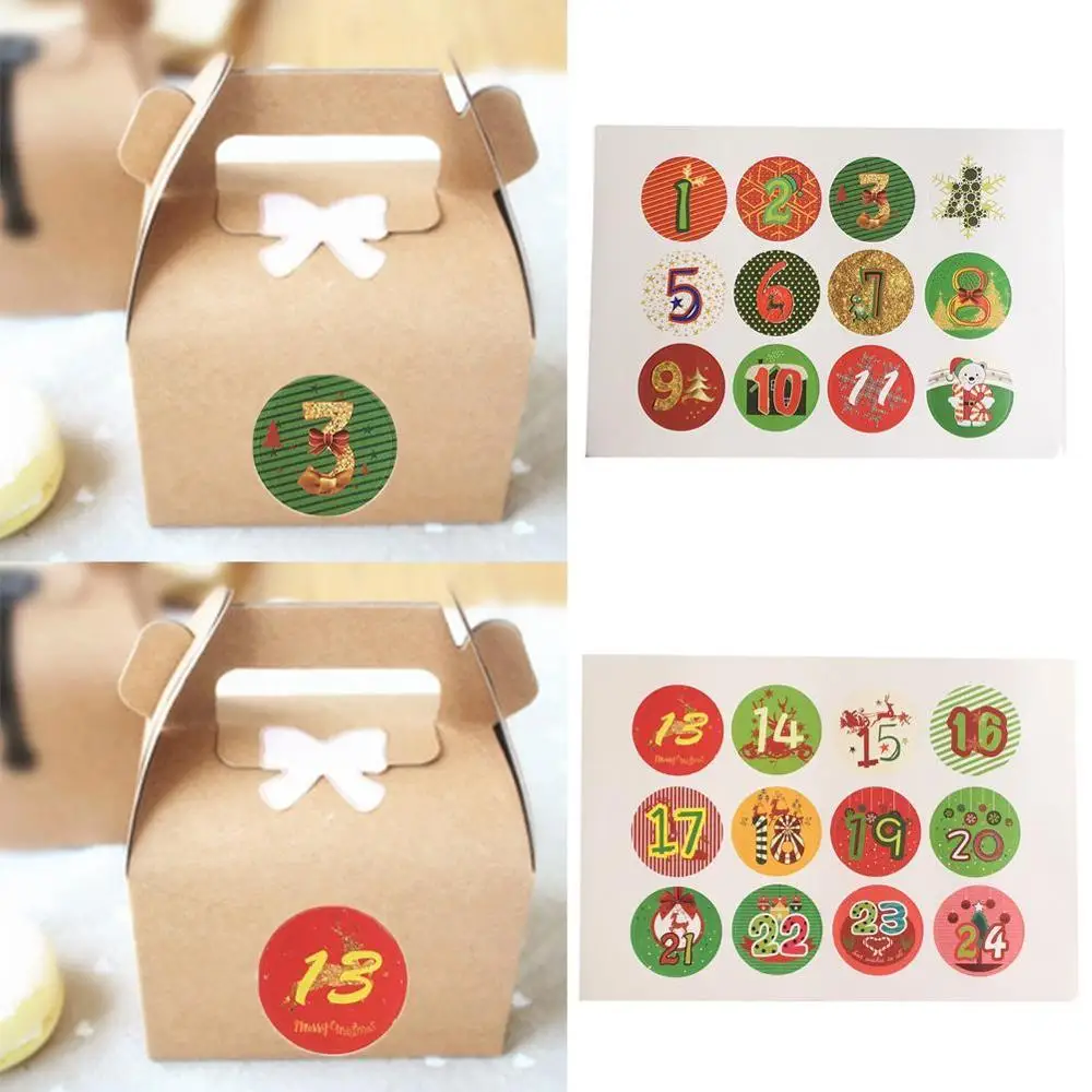 5/10PCS Christmas Stickers Xmas Numbers 1-24 Advent Calendar Stickers Party Candy Bag Gift Box Decor Labels Stickers Supplies
5/10PCS Christmas Stickers Xmas Numbers 1-24 Advent Calendar Stickers Party Candy Bag Gift Box Decor Labels Stickers Supplies