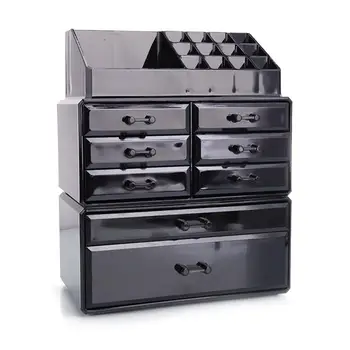 Plastic Cosmetics Storage Rack without Transparent 6 Small & 2 Large Drawers Black ship from US drop shipping
Plastic Cosmetics Storage Rack without Transparent 6 Small & 2 Large Drawers Black ship from US drop shipping