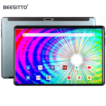 Android Tablet 10 Inch with Sim Card Slots 32GB ROM 4 Core 3G Unlocked GSM Phone 10.1"Tablet PC with WiFi Bluetooth GPS Netflix
Android Tablet 10 Inch with Sim Card Slots 32GB ROM 4 Core 3G Unlocked GSM Phone 10.1"Tablet PC with WiFi Bluetooth GPS Netflix