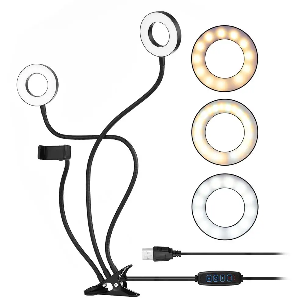 LED Selfie Ring Light with Tripod Cell Phone Holder Bracket Ringlight Live Stream LED Camera Lighting with Flexible ArmsÂ
LED Selfie Ring Light with Tripod Cell Phone Holder Bracket Ringlight Live Stream LED Camera Lighting with Flexible ArmsÂ