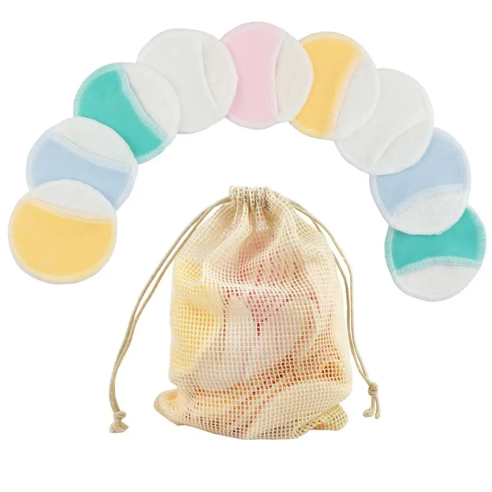 10PCS Makeup Remover Pads Bamboo Cotton Rounds Reusable Pads with Bag for Eye Facial
10PCS Makeup Remover Pads Bamboo Cotton Rounds Reusable Pads with Bag for Eye Facial
