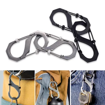 3pcs 8 Type Carabiner Key Chain Hook Clip Buckle Slide Lock for Hiking Camping YS-BUY
3pcs 8 Type Carabiner Key Chain Hook Clip Buckle Slide Lock for Hiking Camping YS-BUY