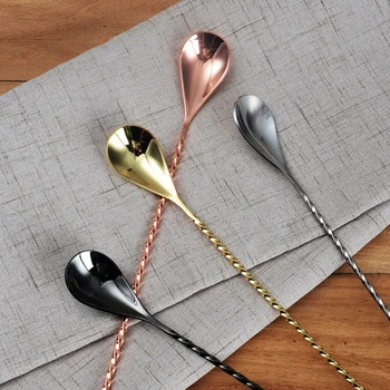 Coffee Stirring Spoon 304 Stainless Steel Mixing Spiral Pattern Cocktail Spoon Creative Bartending Tool for Bar Party Decor
Coffee Stirring Spoon 304 Stainless Steel Mixing Spiral Pattern Cocktail Spoon Creative Bartending Tool for Bar Party Decor