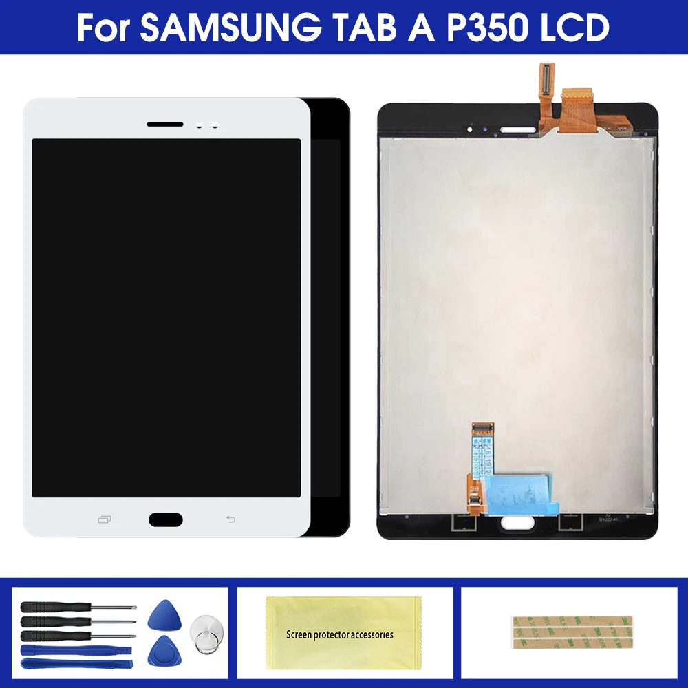 For Samsung Galaxy Tab A SM-P350 P350 SM-P355 P355 LCD Display Touch Screen Digitizer Full Assembly Replacement Parts
For Samsung Galaxy Tab A SM-P350 P350 SM-P355 P355 LCD Display Touch Screen Digitizer Full Assembly Replacement Parts
