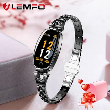 LEMFO Smart Watch Women H8 2020 Waterproof Heart Rate Monitoring Bluetooth For Android IOS Fitness Bracelet Smartwatch
LEMFO Smart Watch Women H8 2020 Waterproof Heart Rate Monitoring Bluetooth For Android IOS Fitness Bracelet Smartwatch
