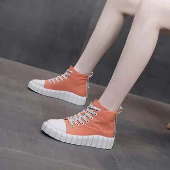 Summer and autumn leather women's breathable short boots versatile and comfortable round toe thick-soled women's shoes FD-37 
Summer and autumn leather women's breathable short boots versatile and comfortable round toe thick-soled women's shoes FD-37
