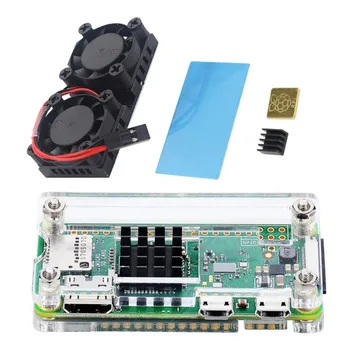 Dual Fan with Heat Sink for Raspberry Pi 3 Model B+ Plus or 3B & Acrylic Case 4 in 1 Kit for Raspberry Pi Zero W and Pi
Dual Fan with Heat Sink for Raspberry Pi 3 Model B+ Plus or 3B & Acrylic Case 4 in 1 Kit for Raspberry Pi Zero W and Pi