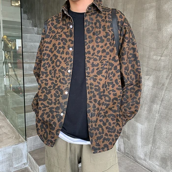 2019 Winter New Korean Version Of The Trend Of Young Students Men Thickening Washed Leopard Long-sleeved Casual Shirt
2019 Winter New Korean Version Of The Trend Of Young Students Men Thickening Washed Leopard Long-sleeved Casual Shirt