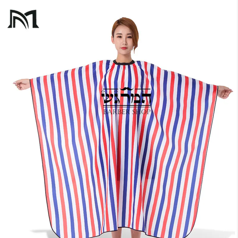 Customizable Hairdresser Capes Salon Barber Cutting Hair Stripe Leisure Style Peri Cloth Professional Barber Cape Haircutting Sa
Customizable Hairdresser Capes Salon Barber Cutting Hair Stripe Leisure Style Peri Cloth Professional Barber Cape Haircutting Sa