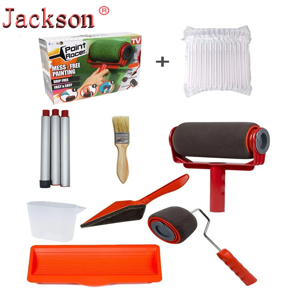 DIY Seamless Paint Runner Pro Roller Brush Handle Tool Flocked Edger Office Wall Painting Roller Paint Brush Set Paint Roller 
DIY Seamless Paint Runner Pro Roller Brush Handle Tool Flocked Edger Office Wall Painting Roller Paint Brush Set Paint Roller