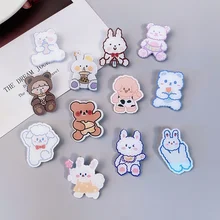 1PC Fashion Cartoon Animal Bear Rabbit Sheep Badges For Clothing T-shirt Clothing Accessories Scrapbook Pencil Bag Accessories
1PC Fashion Cartoon Animal Bear Rabbit Sheep Badges For Clothing T-shirt Clothing Accessories Scrapbook Pencil Bag Accessories
