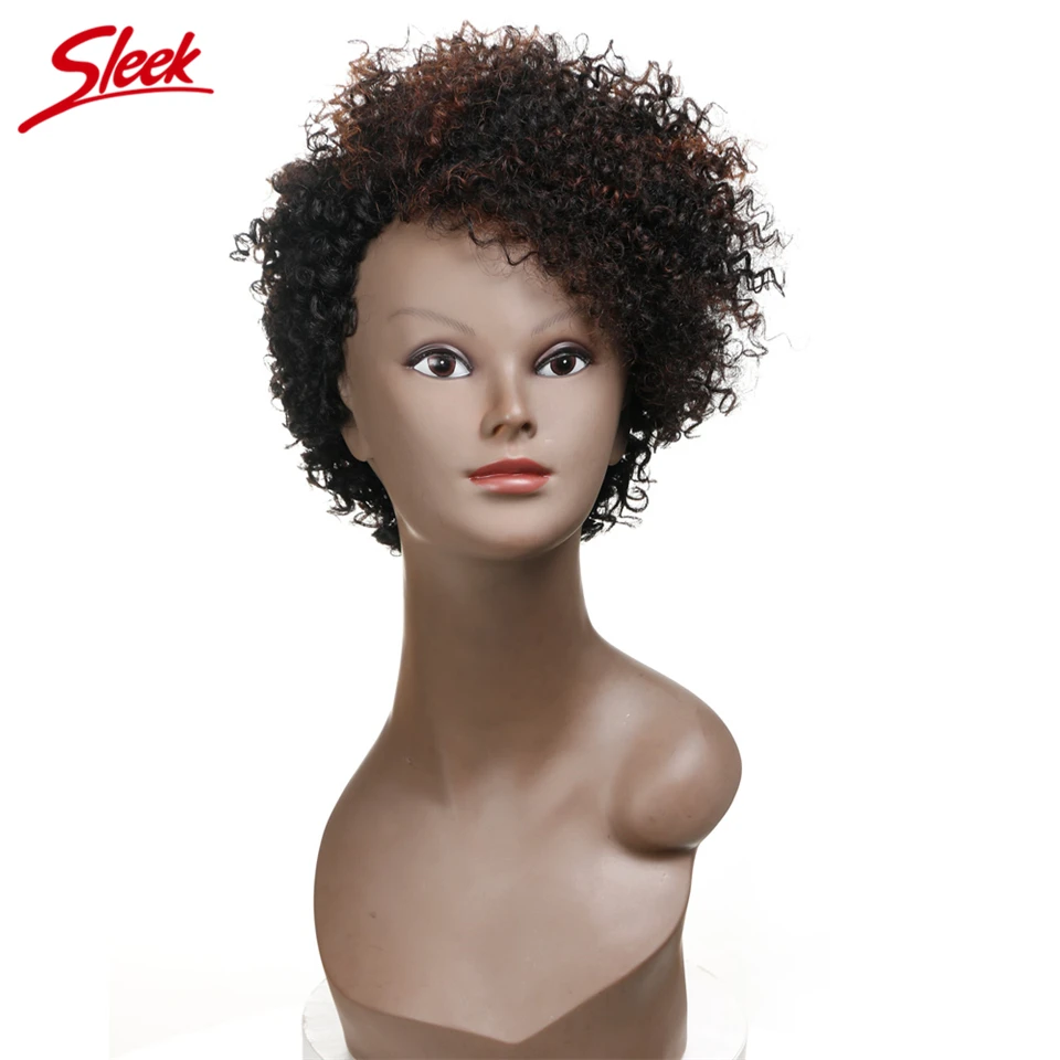 Sleek Brazilian Afro Kinky Curly Wig F1B/33# and Natural Color Short Bundles Deal Machine Made Cheap Remy Hair Wigs For Black
Sleek Brazilian Afro Kinky Curly Wig F1B/33# and Natural Color Short Bundles Deal Machine Made Cheap Remy Hair Wigs For Black